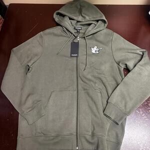 True religion, Olive Green Buddha, full zip hoodie XL